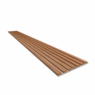 Dekoračný panel 3d fólia + cpl dub jesenný + betón svetlý