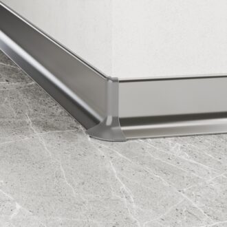 Roh vonkajší čierna k hliníkovej lište q63