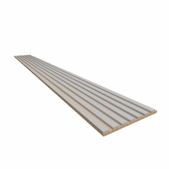 Dekoračný panel 3d cpl + fólia perleťová sivá + dub európsky