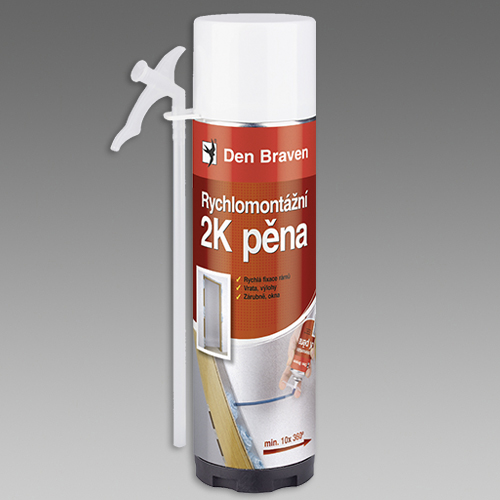 Den braven rýchlomontážna 2k pena 400ml Den braven rýchlomontážna 2k pena 400ml