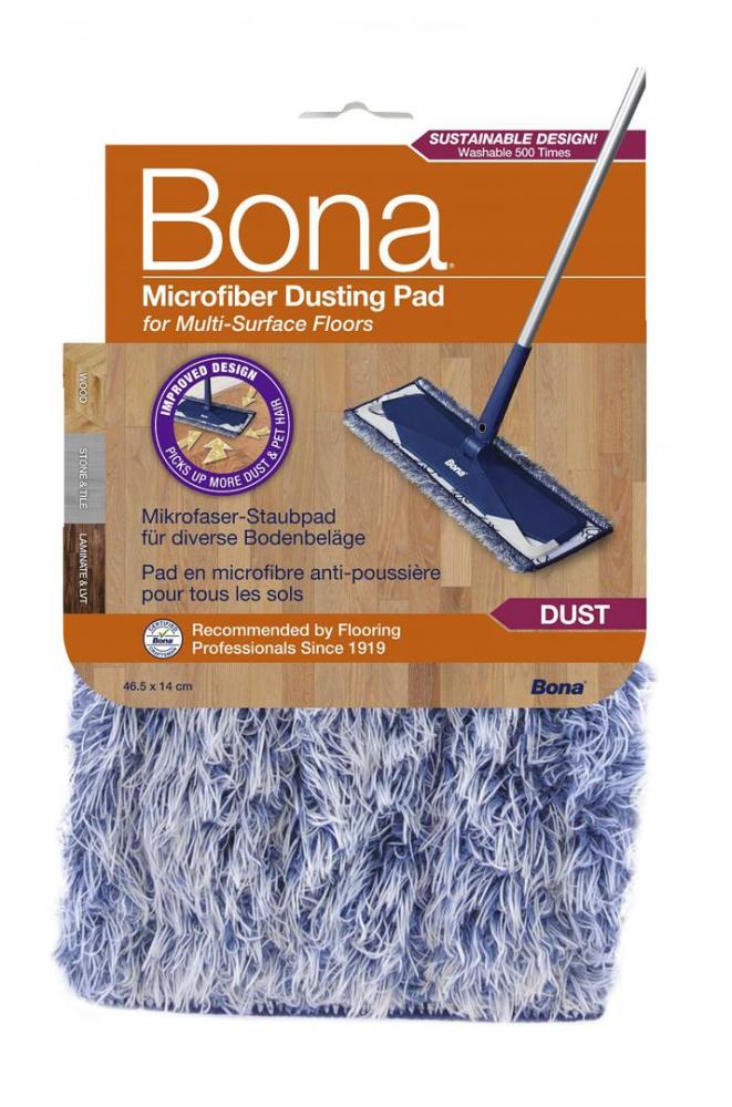 Bona dusting pad mikrovláknová prachová utierka modro-biela Bona dusting pad mikrovláknová prachová utierka modro-biela