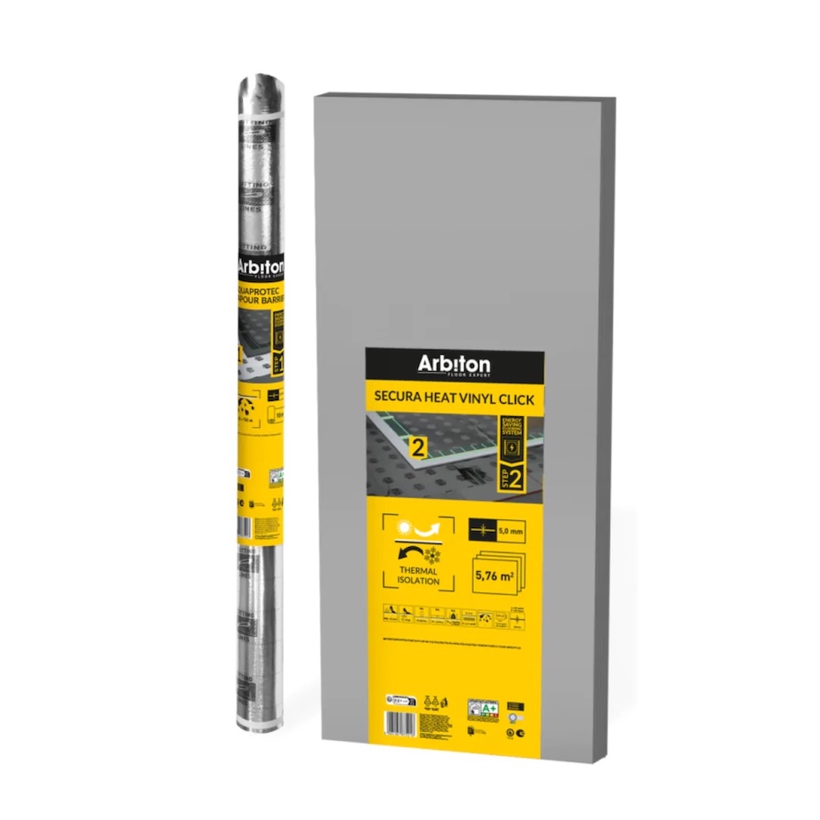 Arbiton secura heat vinyl click - 5mm Arbiton secura heat vinyl click - 5mm