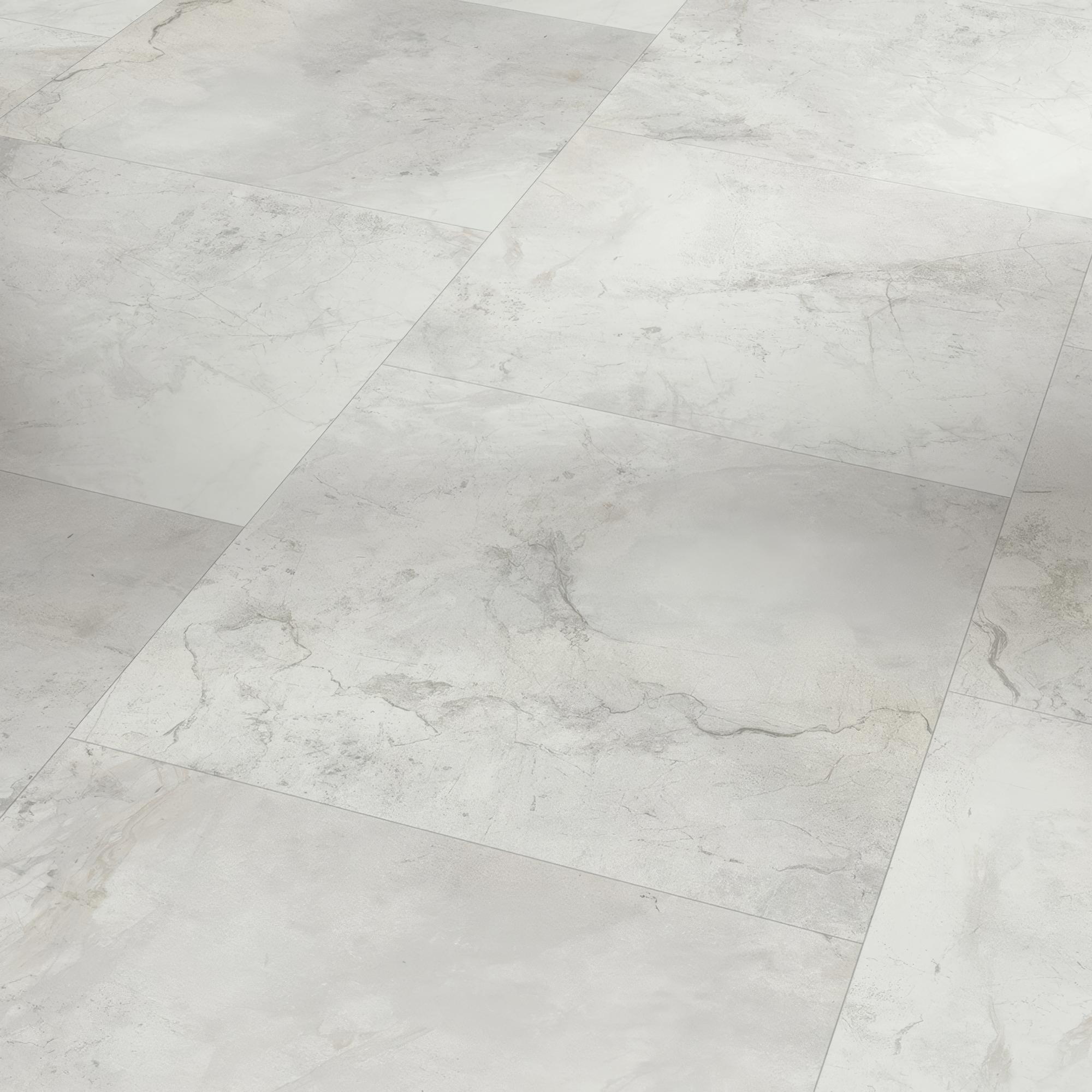 Vinyl Parador Trendtime 5 Mramor Abbey biely minerálna štruktúra dlažba 4V, 1750862 1750862