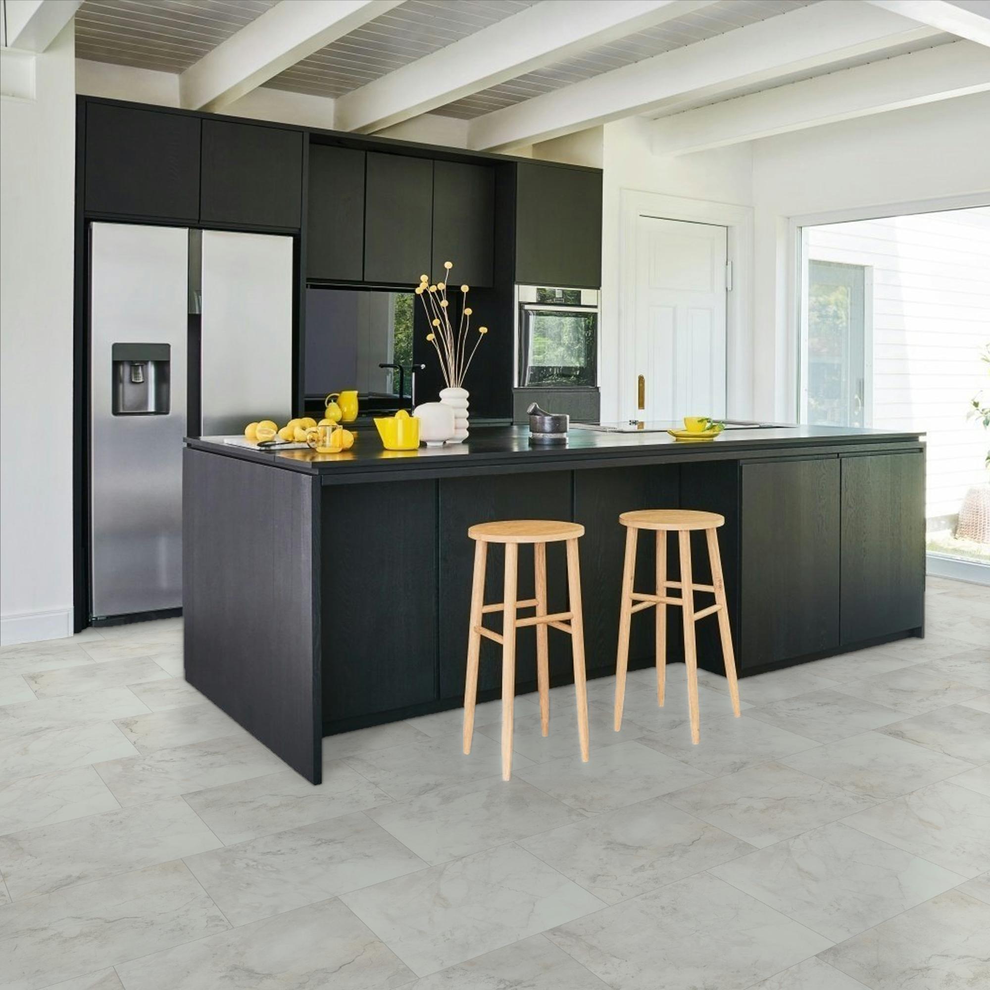 Vinyl Parador Trendtime 5 Mramor Abbey biely minerálna štruktúra dlažba 4V, 1750862 457