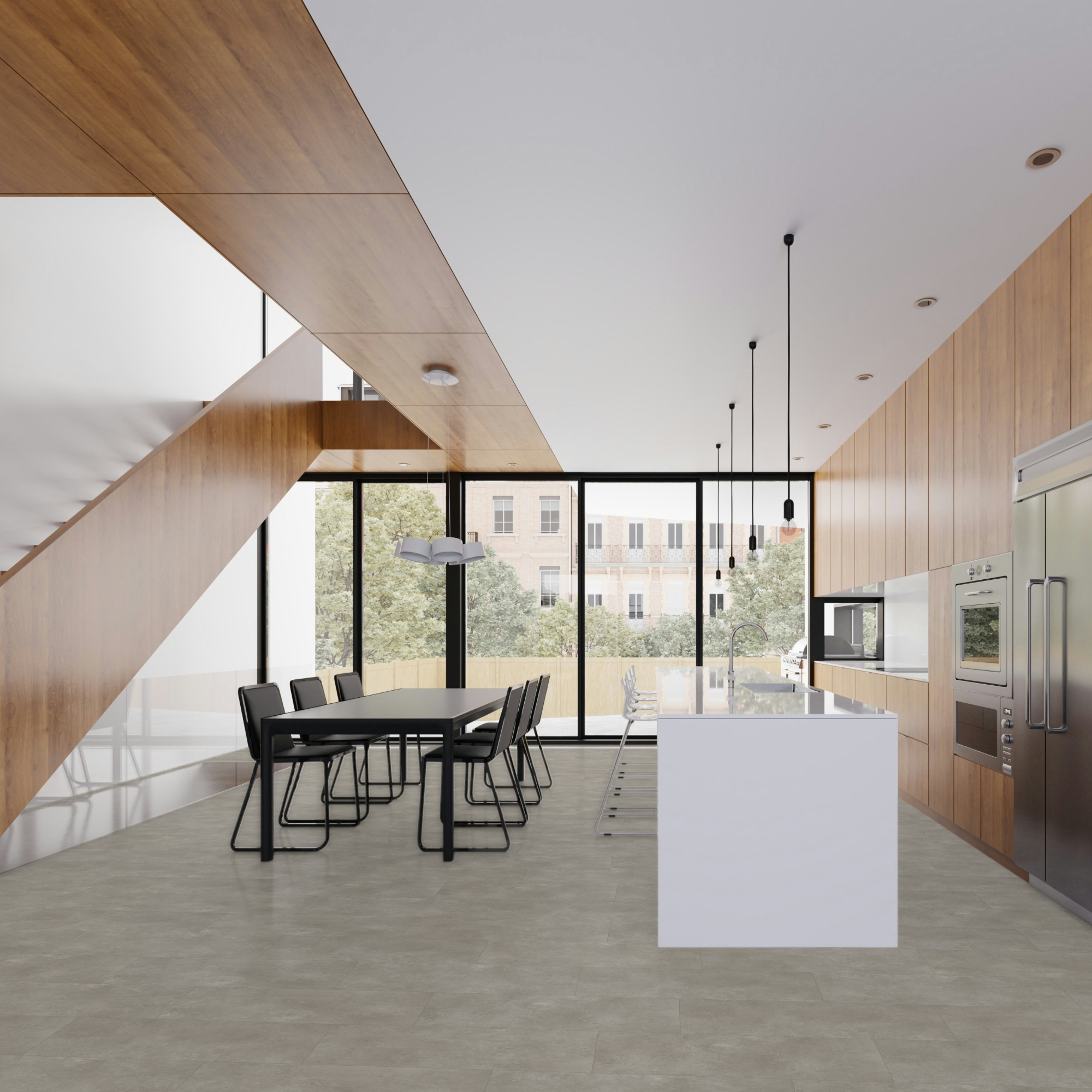 Vinyl Parador Trendtime 5 Kameň Trafalgar svetlo sivý minerálna štruktúra nadrozmerná dlažba 4V, 1750858 Vinyl Parador Trendtime 5 Kameň Trafalgar svetlo sivý minerálna štruktúra nadrozmerná dlažba 4V, 1750858 - Image 7