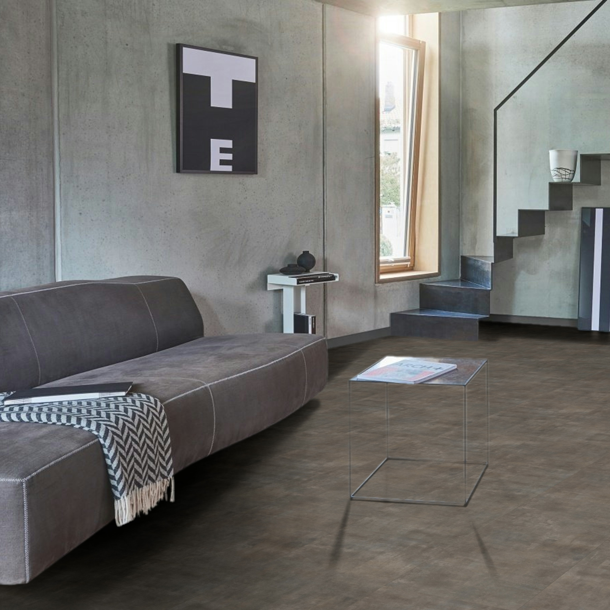 Vinyl Parador Trendtime 5 Minerál sivý minerálna štruktúra nadrozmerná dlažba 4V, 1750855 Vinyl Parador Trendtime 5 Minerál sivý minerálna štruktúra nadrozmerná dlažba 4V, 1750855 - Image 10