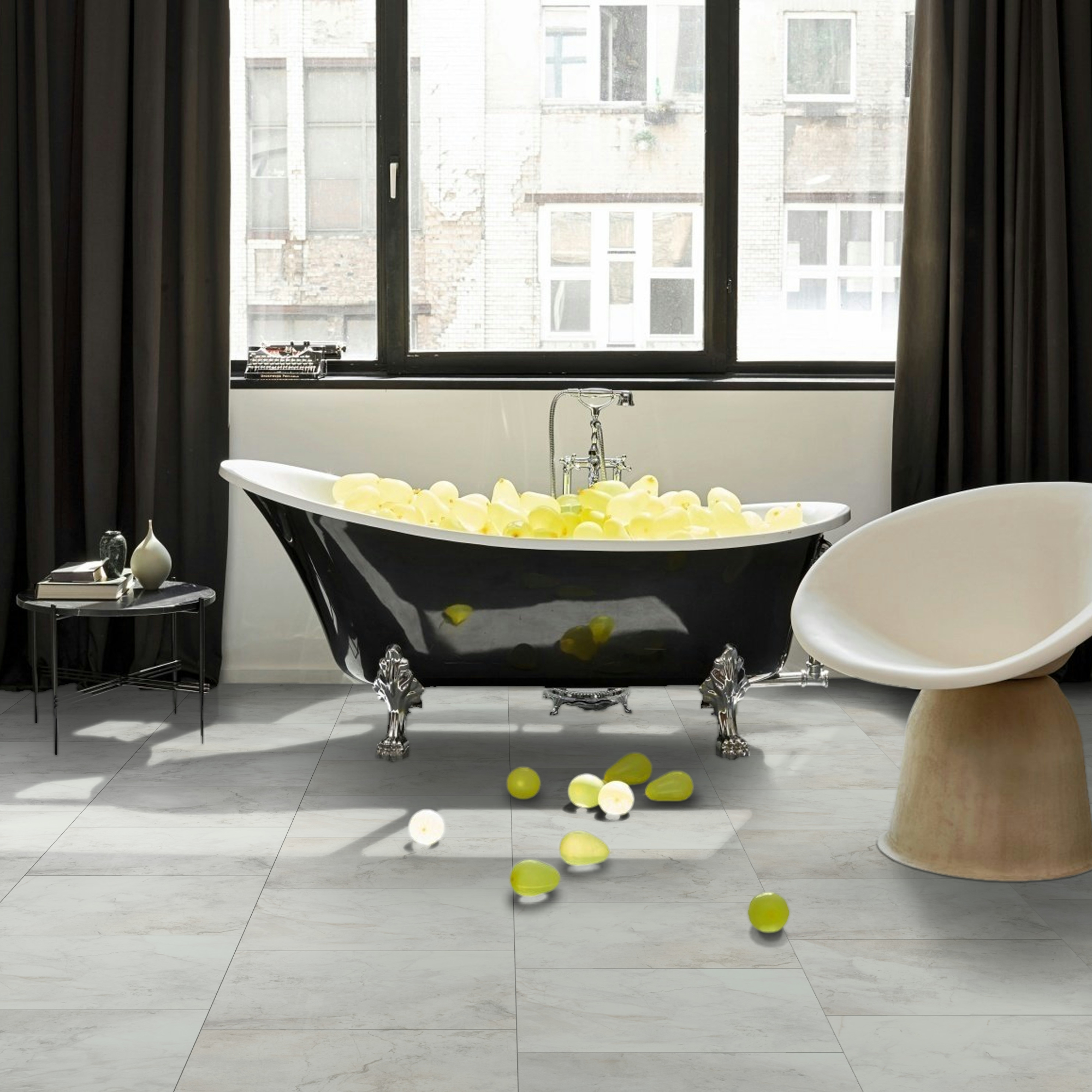 Vinyl Parador Trendtime 5 Mramor Abbey biely minerálna štruktúra dlažba 4V, 1750862 Vinyl Parador Trendtime 5 Mramor Abbey biely minerálna štruktúra dlažba 4V, 1750862 - Image 8