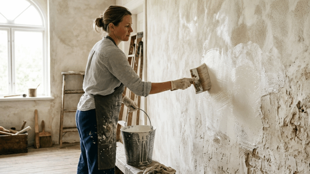 Limewash: Nadčasová technika, ktorá vracia stenám prirodzený charakter Limewash: Nadčasová technika, ktorá vracia stenám prirodzený charakter