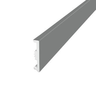 Lišta soklová HDPS Arbiton STIQ XL ST810 Tmavo-sivá 272 80x15x2200 mm